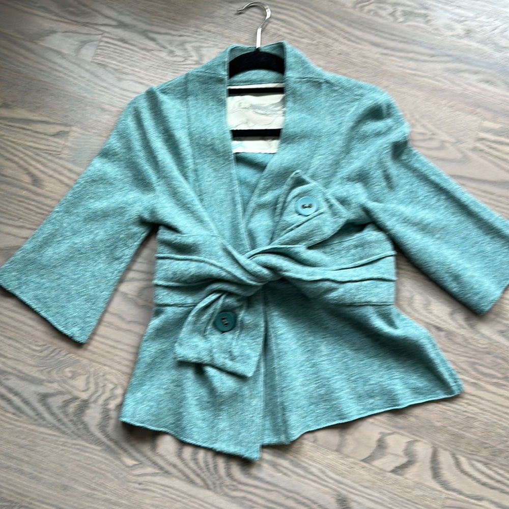 Three-quarter sleeve, Robin sweater by Anthropologie